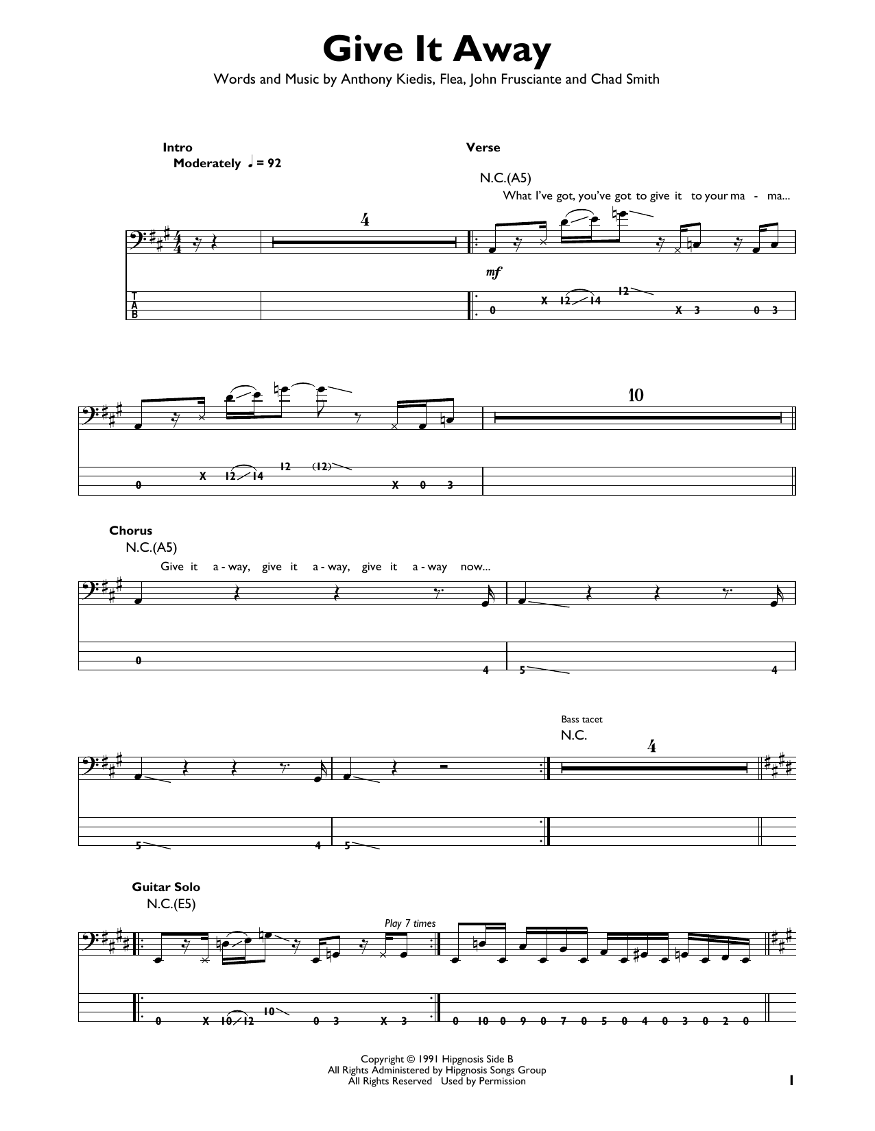 Produktbild zu: Give It Away