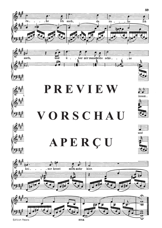 gallery: In der Fremde Op.39 No.1 , , (Gesang mittel + Klavier)