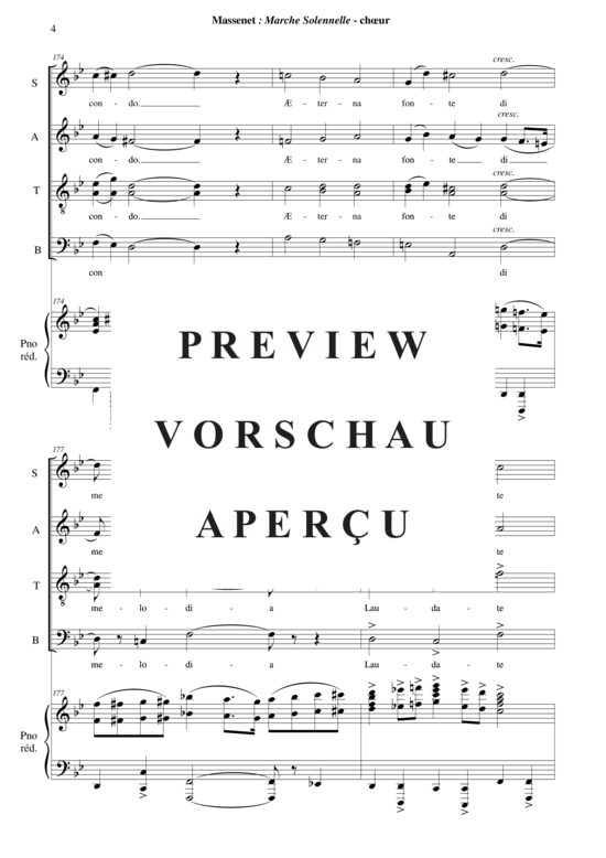 Product gallery: Page 5 of 8 Marche Solennelle for large orchestra, antihonal brass and SATB chorus , , (orchestra)