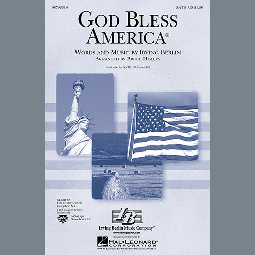 Produktbild zu: God Bless America (arr. Bruce Healey)