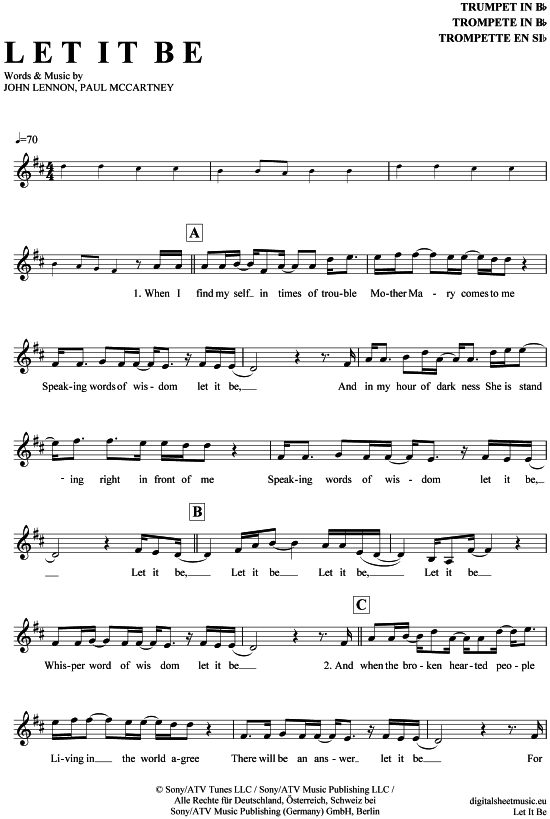 Let it be 