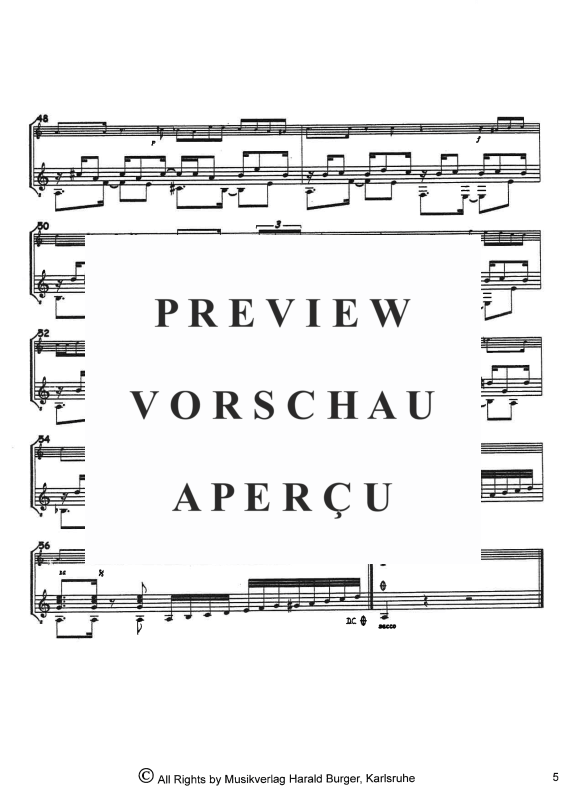gallery: One Cry For Argentina - Suite für Melodieinstrument & Gitarre, , A-Klarinette und Gitarre - Partitur