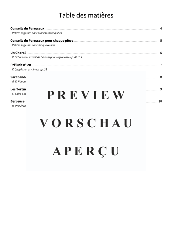 Product gallery: Page 5 of 11 Pièces lentes pour pianistes paresseux - En versions simplifiées, , Solo Piano
