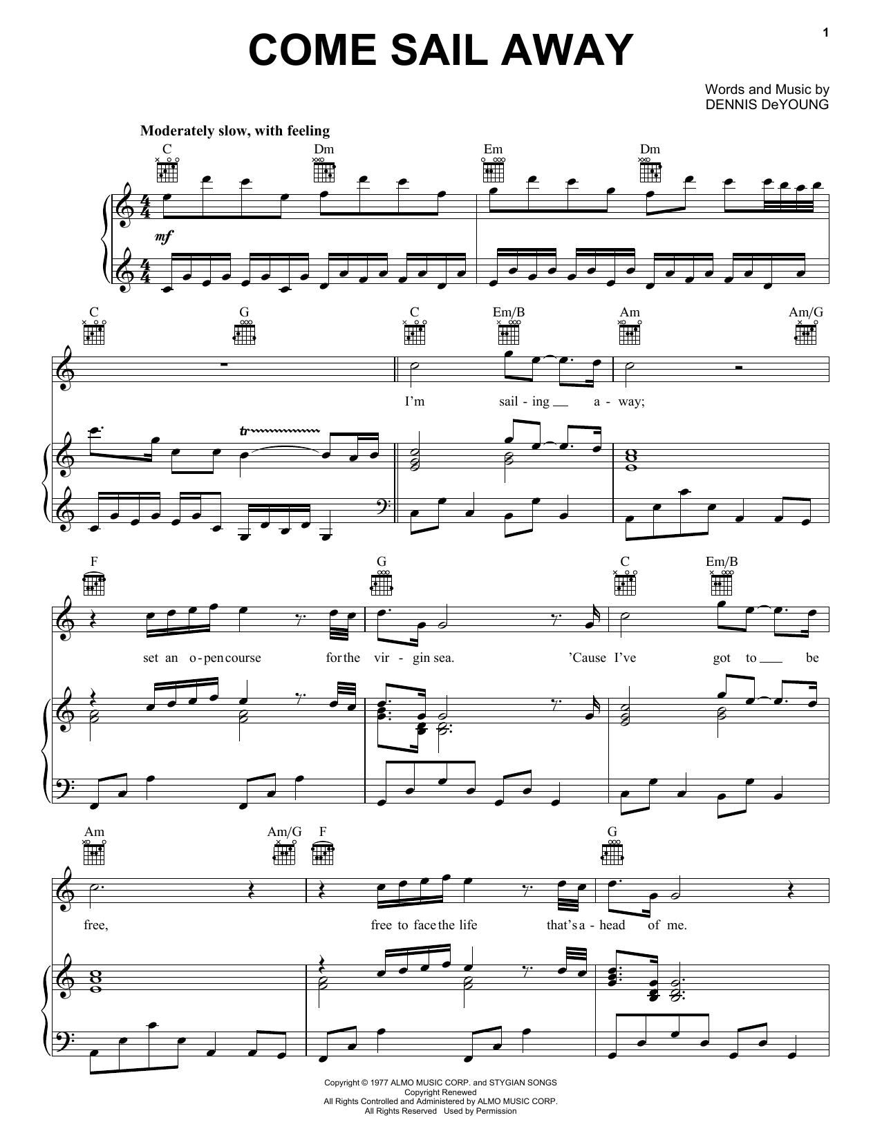 Produktbild zu: Come Sail Away