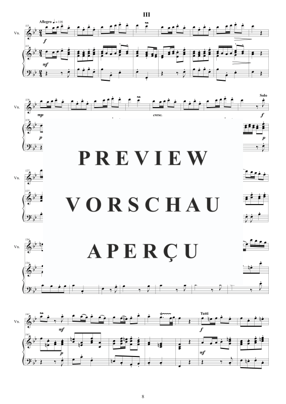 Produktgalerie: Seite 9 von 11 Violin Concerto No.1 in B-Dur Op.9, , Violine und Cembalo