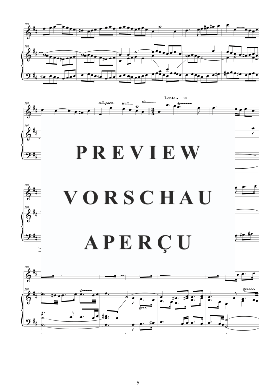 Produktgalerie: Seite 10 von 11 Orchester Suite Nr. 2 in H-Moll BWV 1067, , Querflöte und Klavier - Piano Version