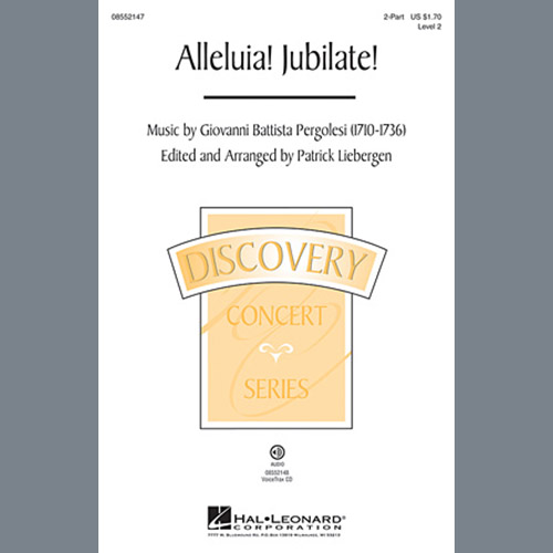 cover: Alleluia! Jubilate!, Patrick Liebergen