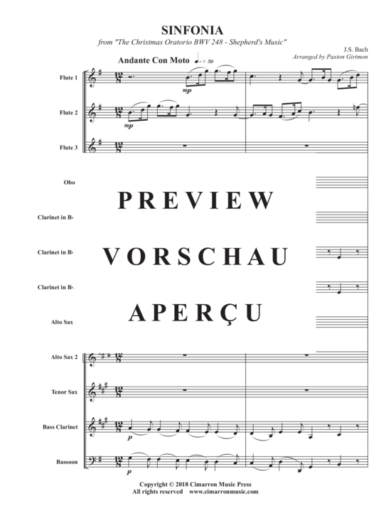 Product gallery: Page 3 of 21 Sinfonia , , (woodwind ensemble)