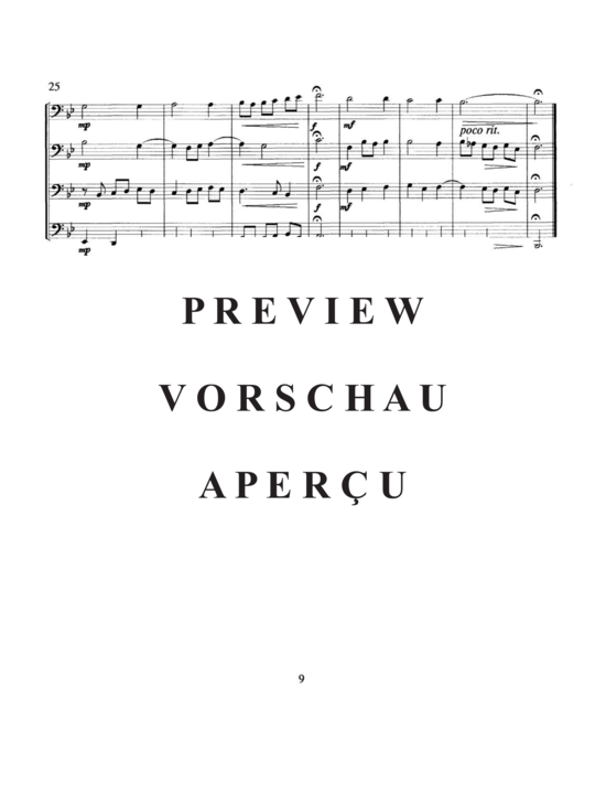 Product gallery: Page 12 of 21 Four Bach Chorales , , (Tuba Quartett EETT)