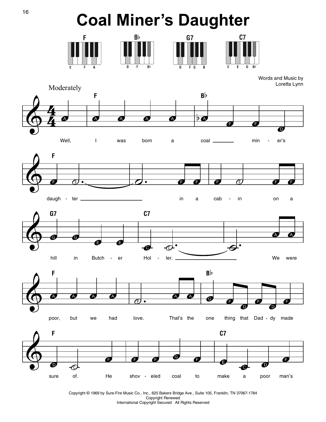 Produktbild zu:  Coal Miner's Daughter - Loretta Lynn