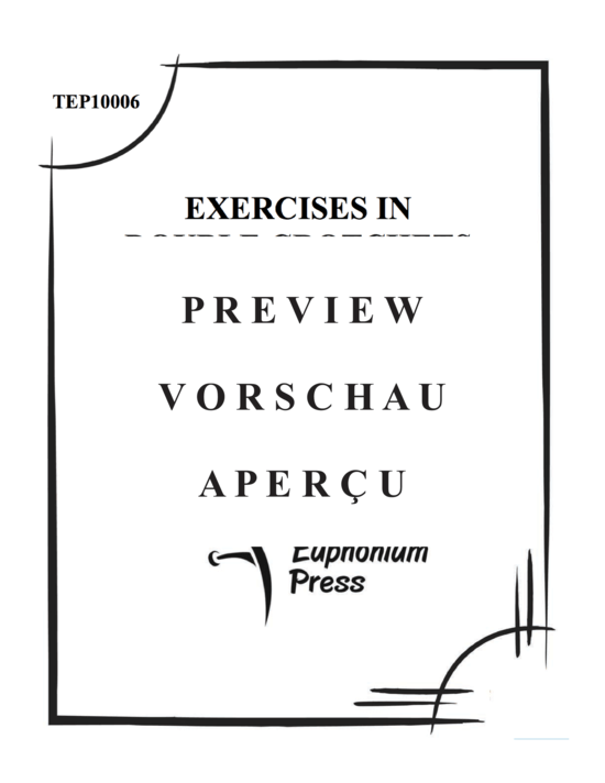 Product gallery: Page 2 of 21 Exercises in Double Crotchets , , (Tuba Solo)