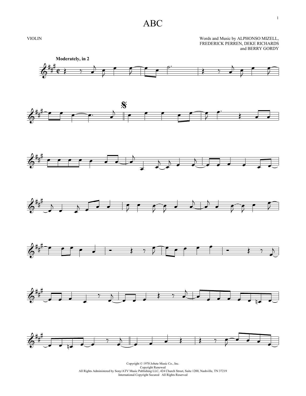 Product gallery: Page 1 of 1 ABC, The Jackson 5