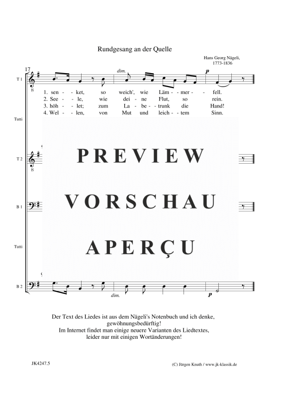 gallery: Rundgesang an der Quelle (Als Hirten stehen wir und lauschen), , Männerchor