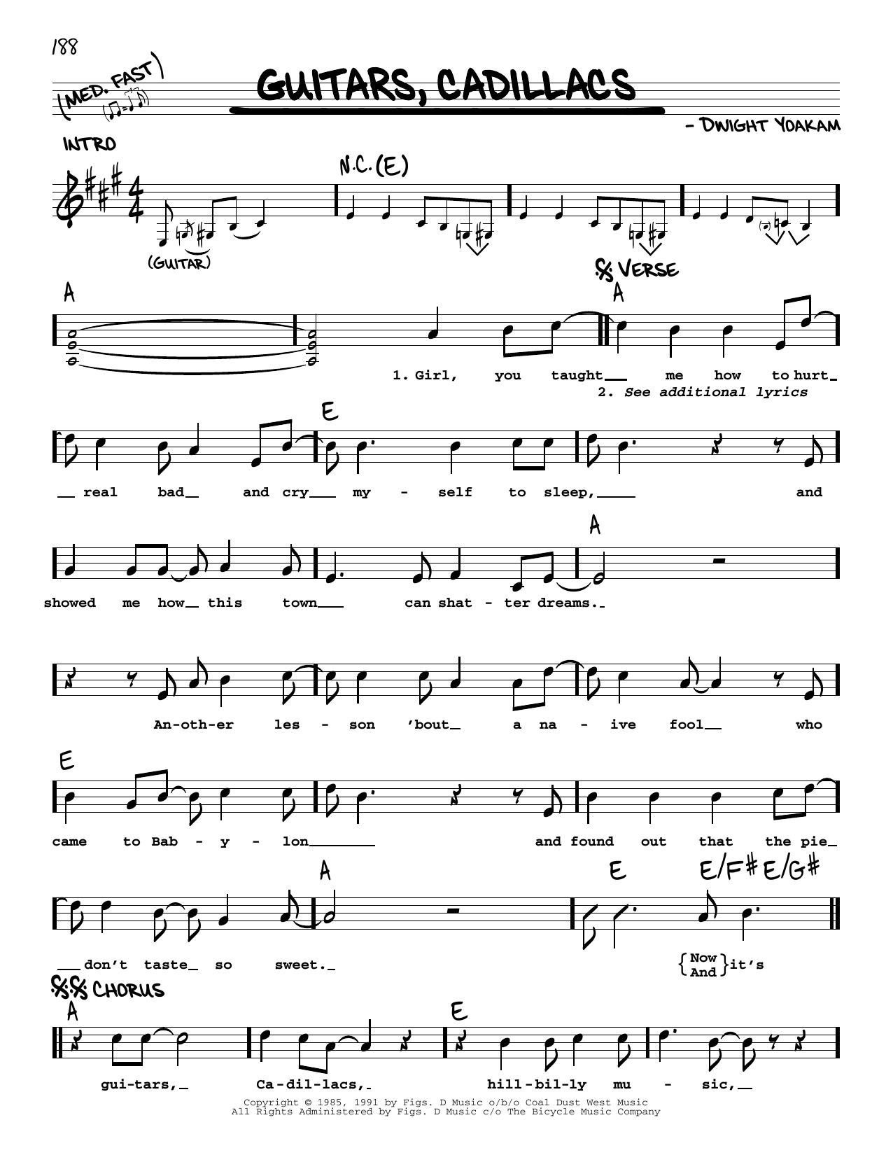 Produktbild zu: Guitars, Cadillacs