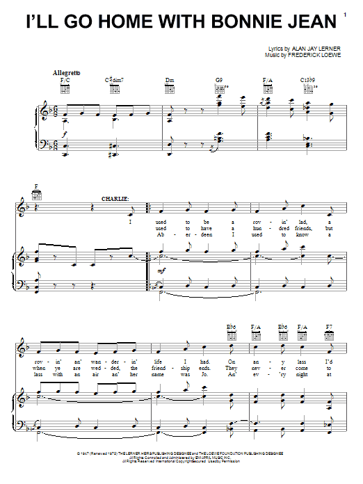 Produktbild zu: I'll Go Home With Bonnie Jean