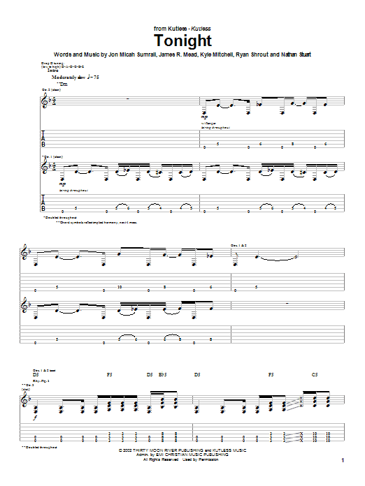 Product gallery: Page 1 of 1 Tonight, Kutless