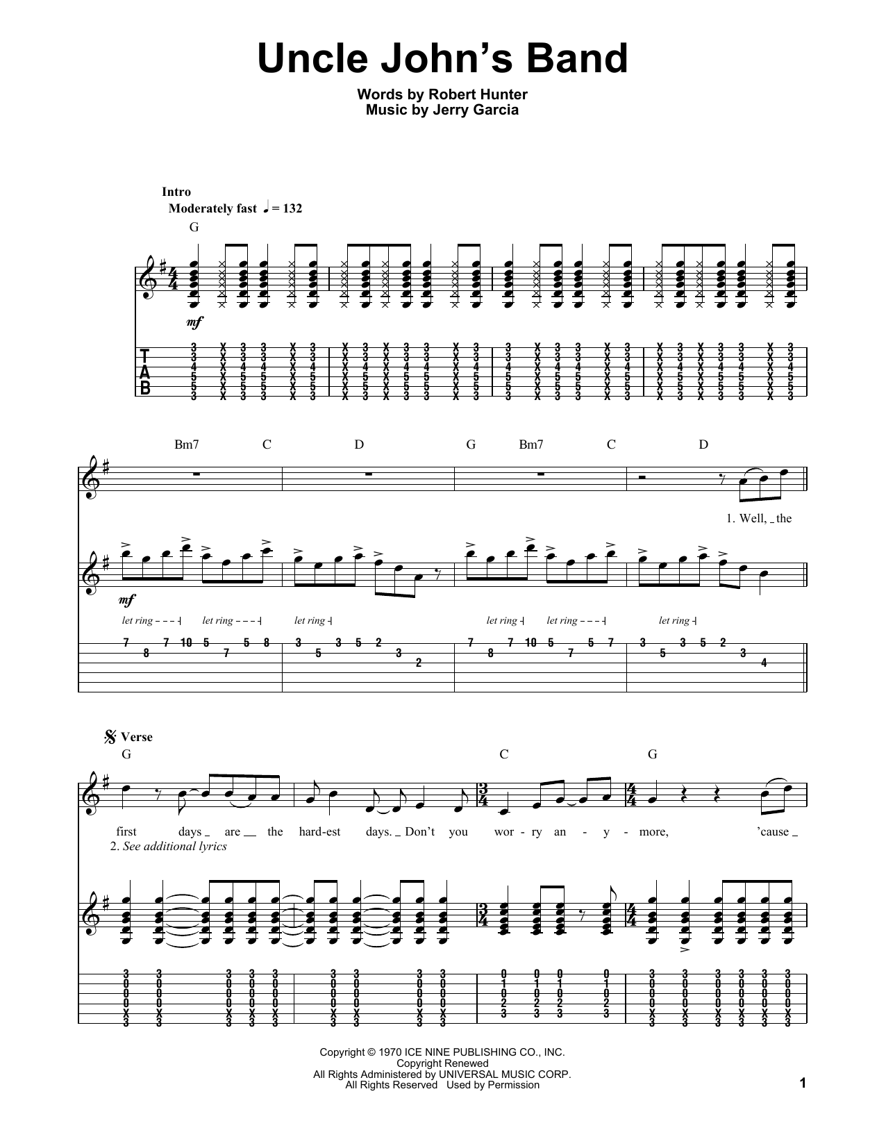 Produktbild zu: Uncle John's Band