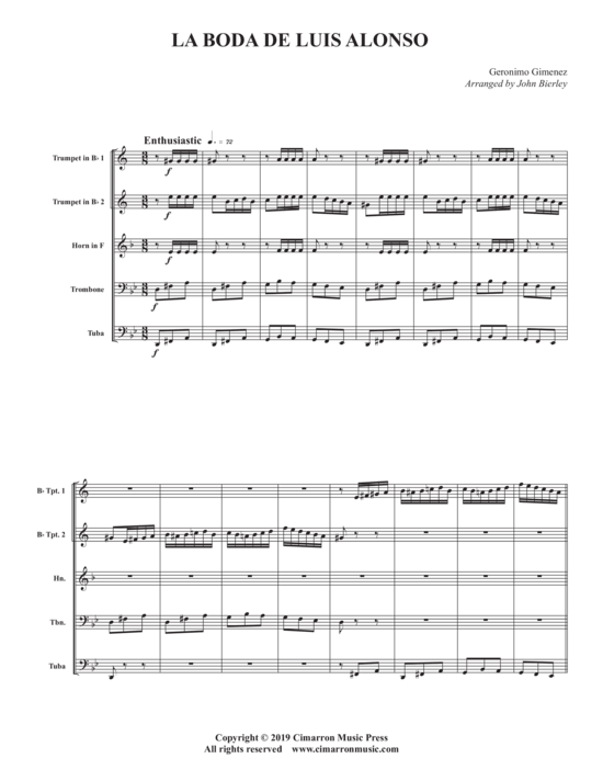 Produktbild zu: La Boda De Luis Alonso Geronimo Gimenez