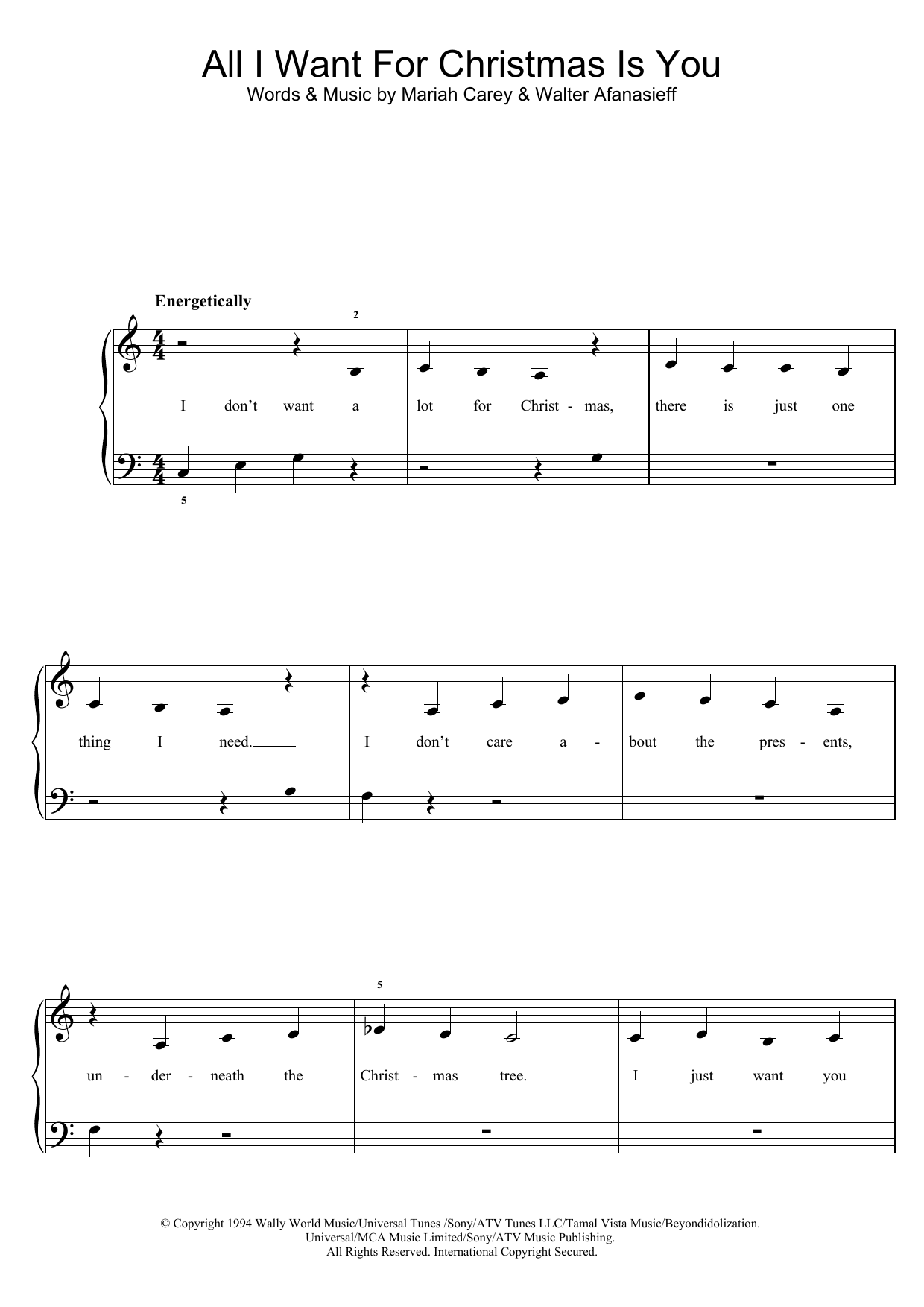 Produktbild zu: All I Want For Christmas Is You
