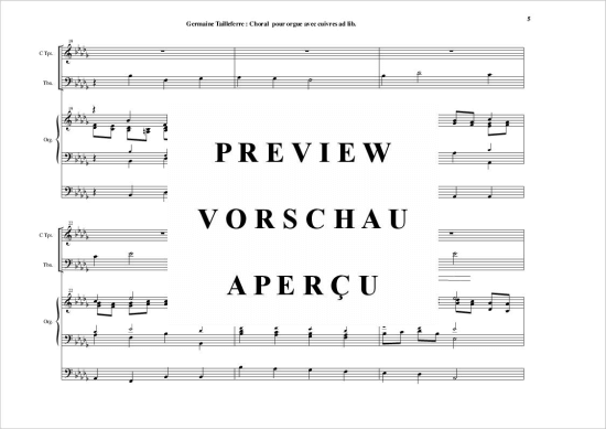 Product gallery: Page 6 of 11 Choral , , (trumpet in C, trombone + organ)