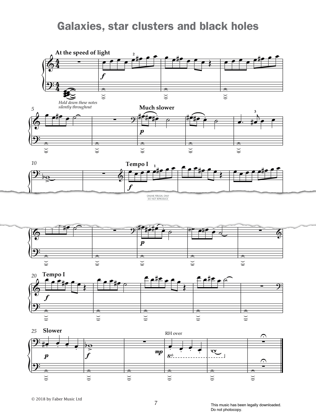 Produktgalerie: Seite 1 von 1 Galaxies, Star Clusters and Black Holes (from 'Improve Your Sight-Reading! A Piece a Week Piano Grade 4'), Paul Harris, Klavier