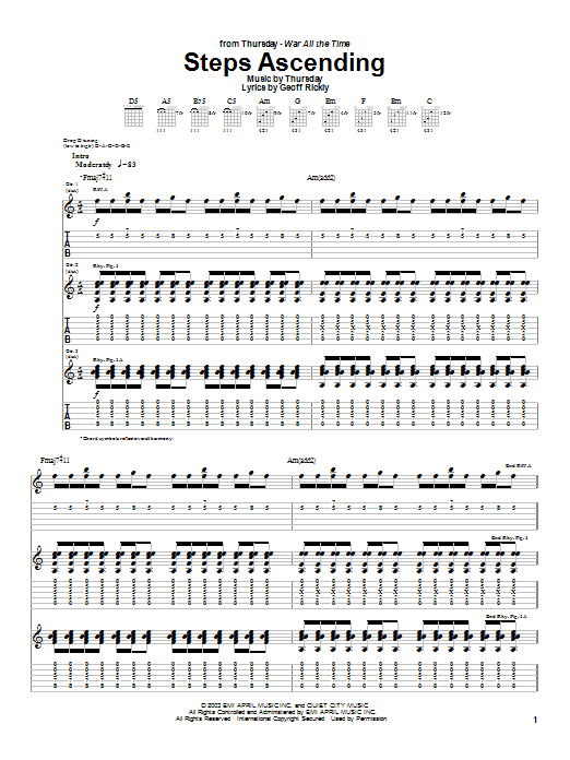 Produktgalerie: Seite 1 von 1 Steps Ascending, Thursday, Gitarre