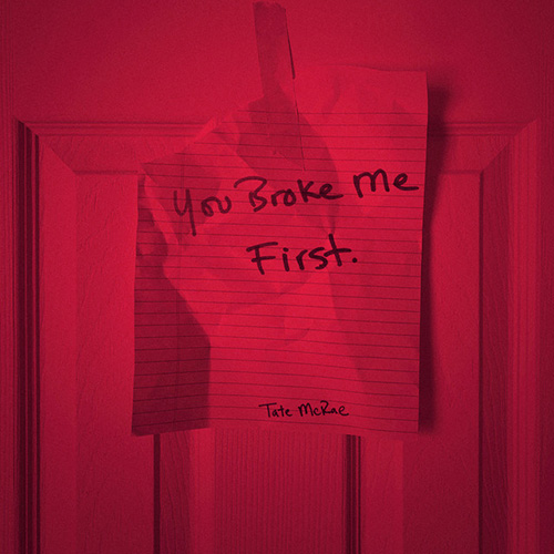 cover: You Broke Me First, Tate McRae, Klavier