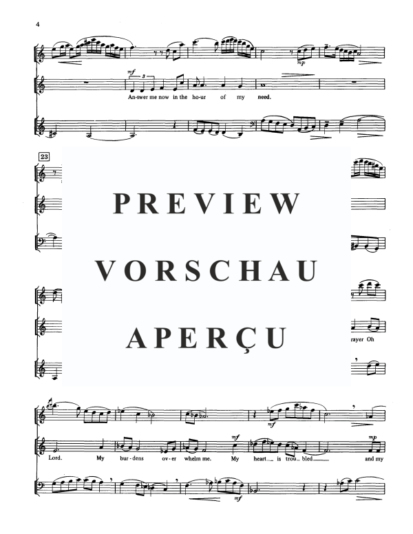 Product gallery: Page 5 of 11 Hear My Prayer, Oh Lord, , Trio Flute, Soprano and Horn