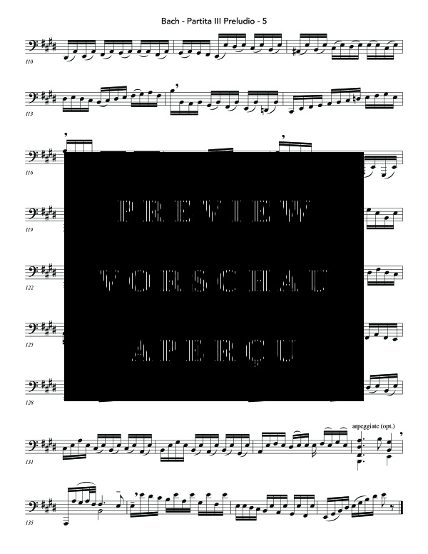 Produktgalerie: Seite 9 von 10 Preludio from Partita III in E major, BWV 1006, , (Tuba Solo)