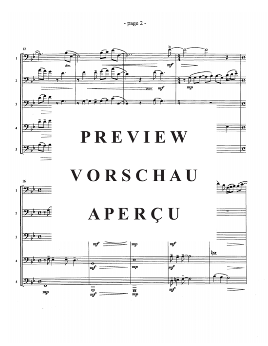 Product gallery: Page 5 of 19 Lullabye for Bear , , (5 trombones)