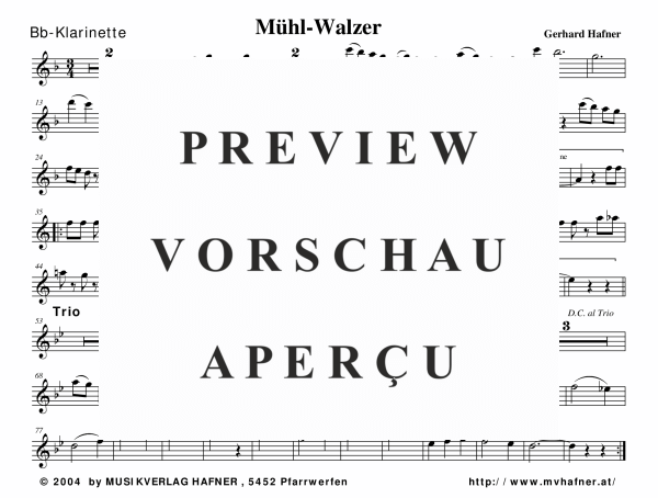 Product gallery: Page 4 of 11 Mühl-Walzer, , (woodwind and brass)