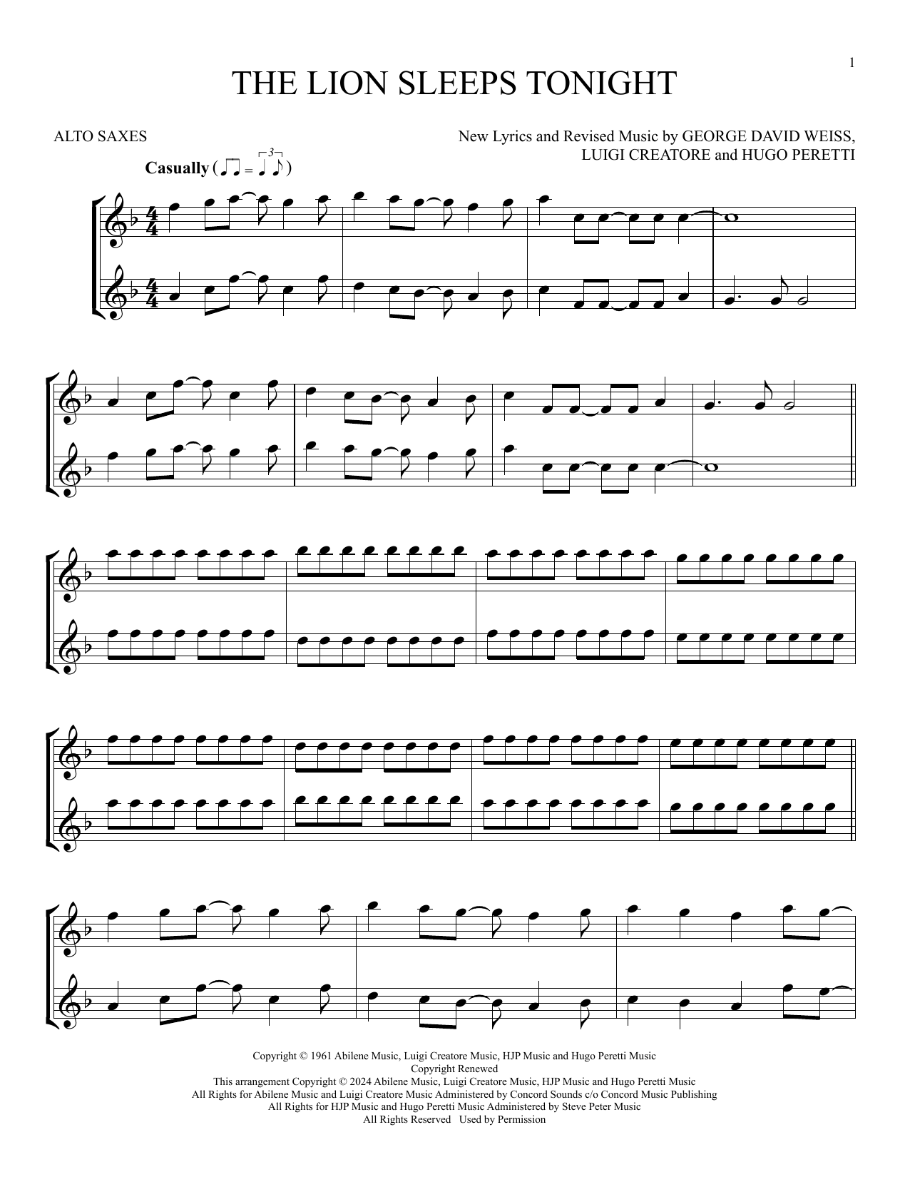 Product gallery: Page 1 of 1 The Lion Sleeps Tonight, Tokens