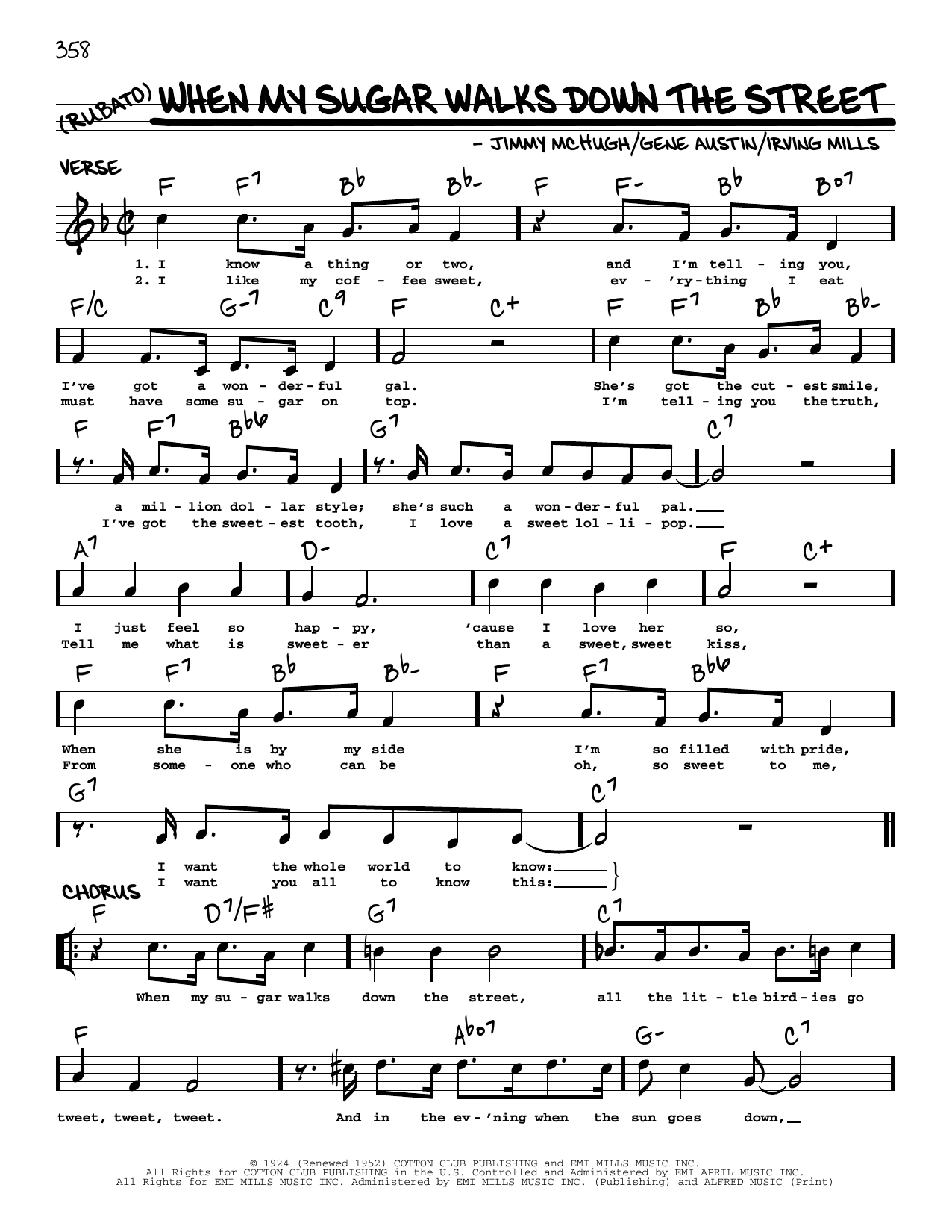 Produktbild zu: When My Sugar Walks Down The Street (arr. Robert Rawlins)