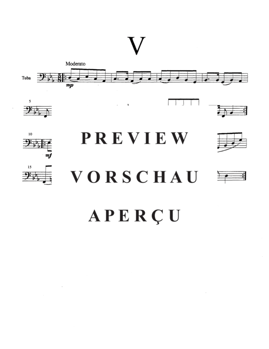 Product gallery: Page 8 of 9 Suite for Solo Tuba Alone by Itself without Accompaniment , , (Tuba Solo)