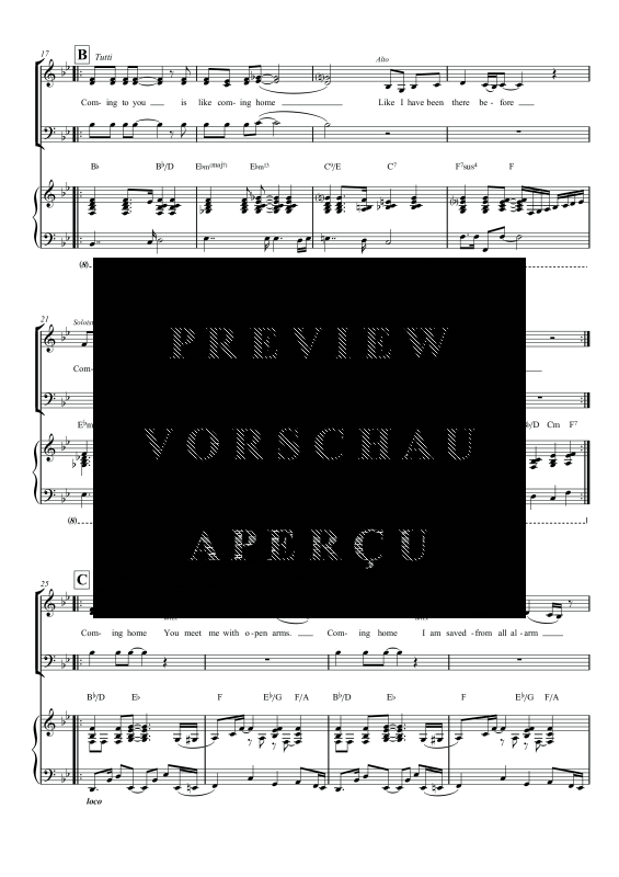 gallery: Coming To You, , Gemischter Chor SAM/Solo opt. und Klavier