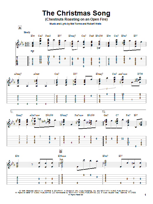 Product gallery: Page 1 of 1 The Christmas Song (Chestnuts Roasting On An Open Fire), Mel Torme