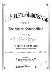 cover: The Blue-Eyed Maiden's Song, Princess Beatrice