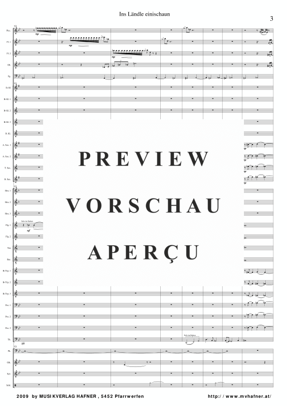 Product gallery: Page 8 of 11 Ins Ländle einischaun, , (large wind orchestra)