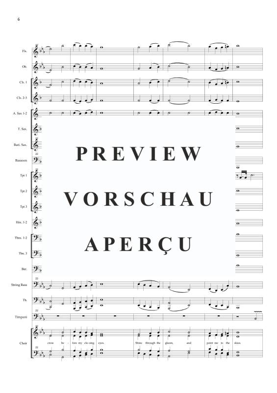 Produktgalerie: Seite 9 von 11 Abide with me, , Gemischter Chor und Concert Band