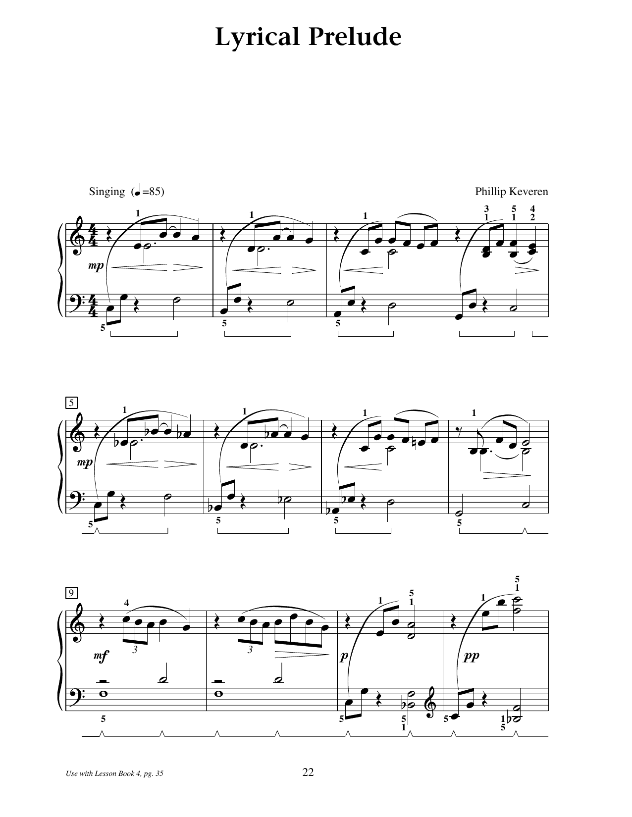 Produktgalerie: Seite 1 von 1 Lyrical Prelude, Phillip Keveren, Klavier