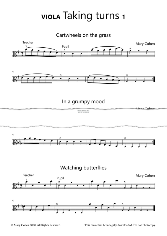 Produktgalerie: Seite 1 von 1 Taking Turns 1, Mary Cohen, Viola