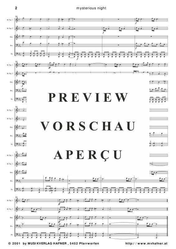 gallery: mysterious night, , (Blechbläser Quintett)