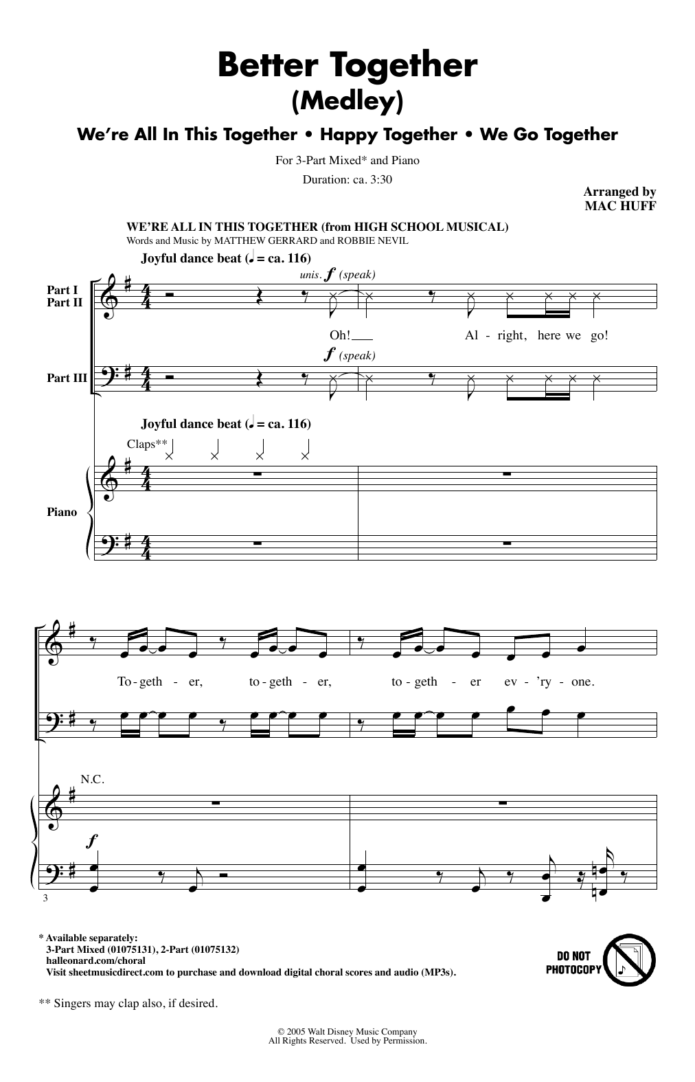 Produktbild zu: Better Together (Medley)