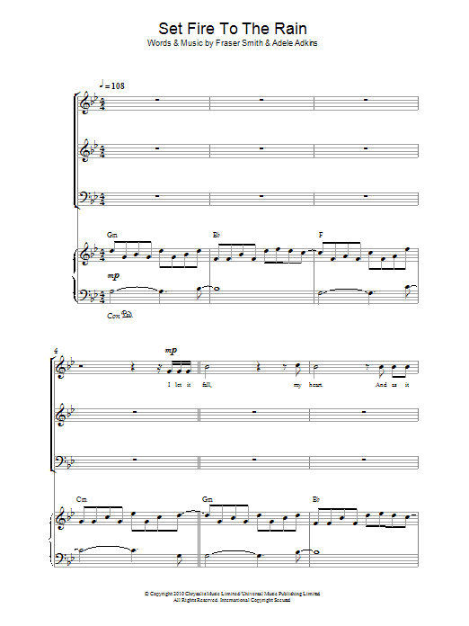 Produktbild zu: Set Fire To The Rain