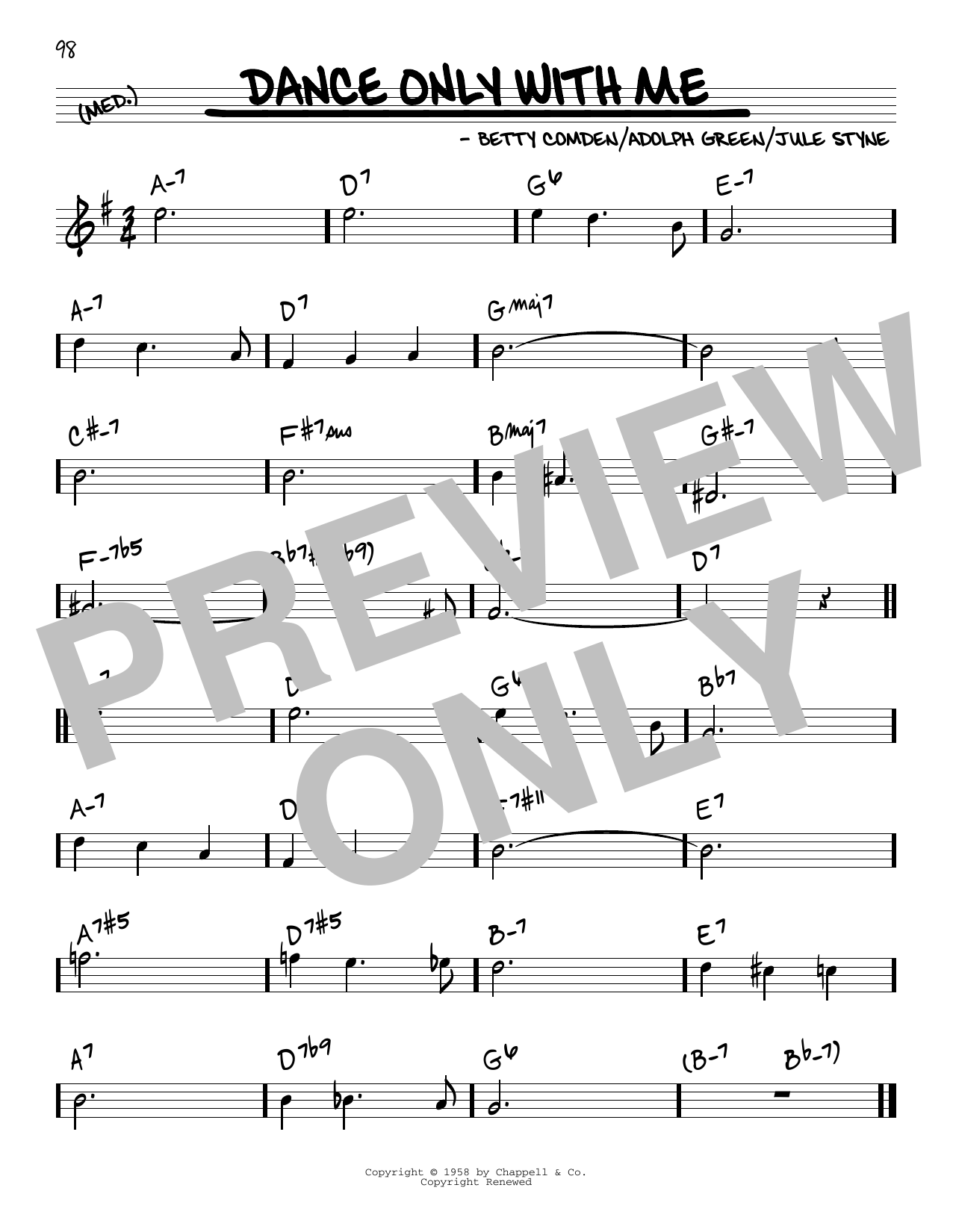 Produktbild zu: Dance Only With Me
