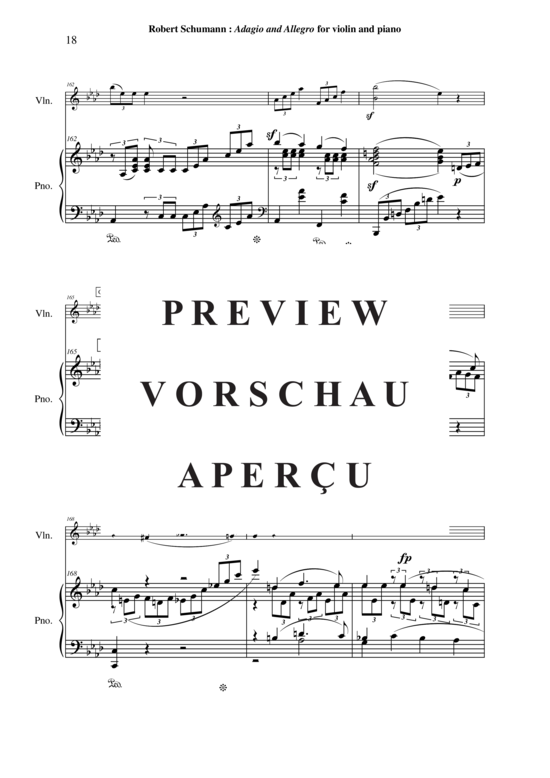 Product gallery: Page 19 of 21 Adagio et Allegro, Opus 70 , , (violin + piano)