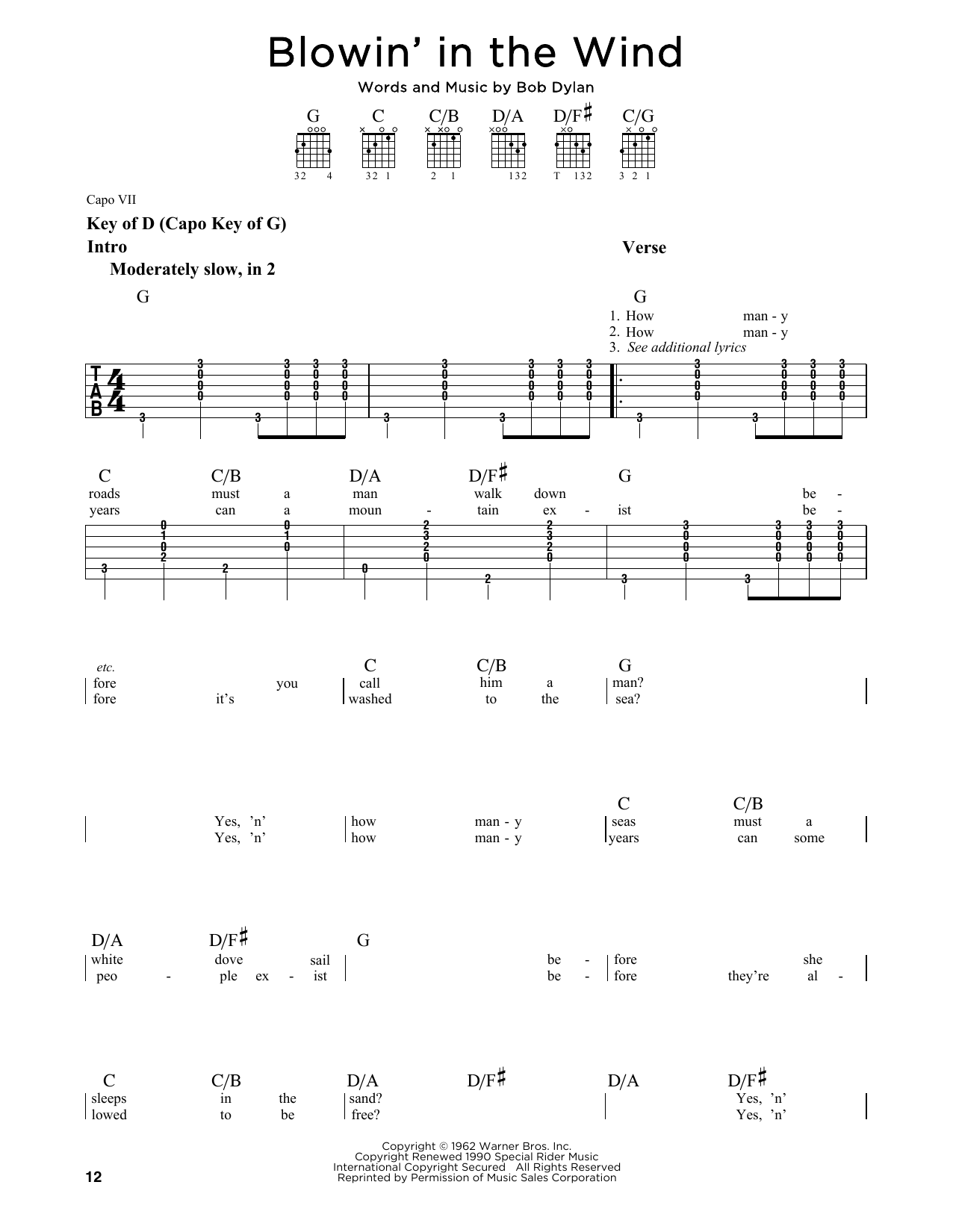 Produktbild zu: Blowin' In The Wind