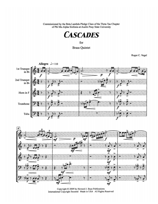 Produktbild zu: Cascades Roger C. Vogel