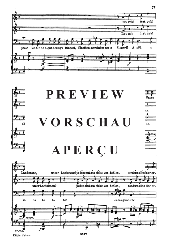 Product gallery: Page 4 of 9 Das Bandel K.441 (Terzett), , Medium Voice and Piano