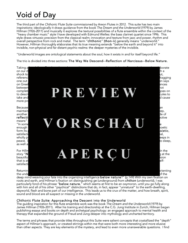 Product gallery: Page 4 of 11 Void of Day, , (flute trio 2x flute and alto flute)